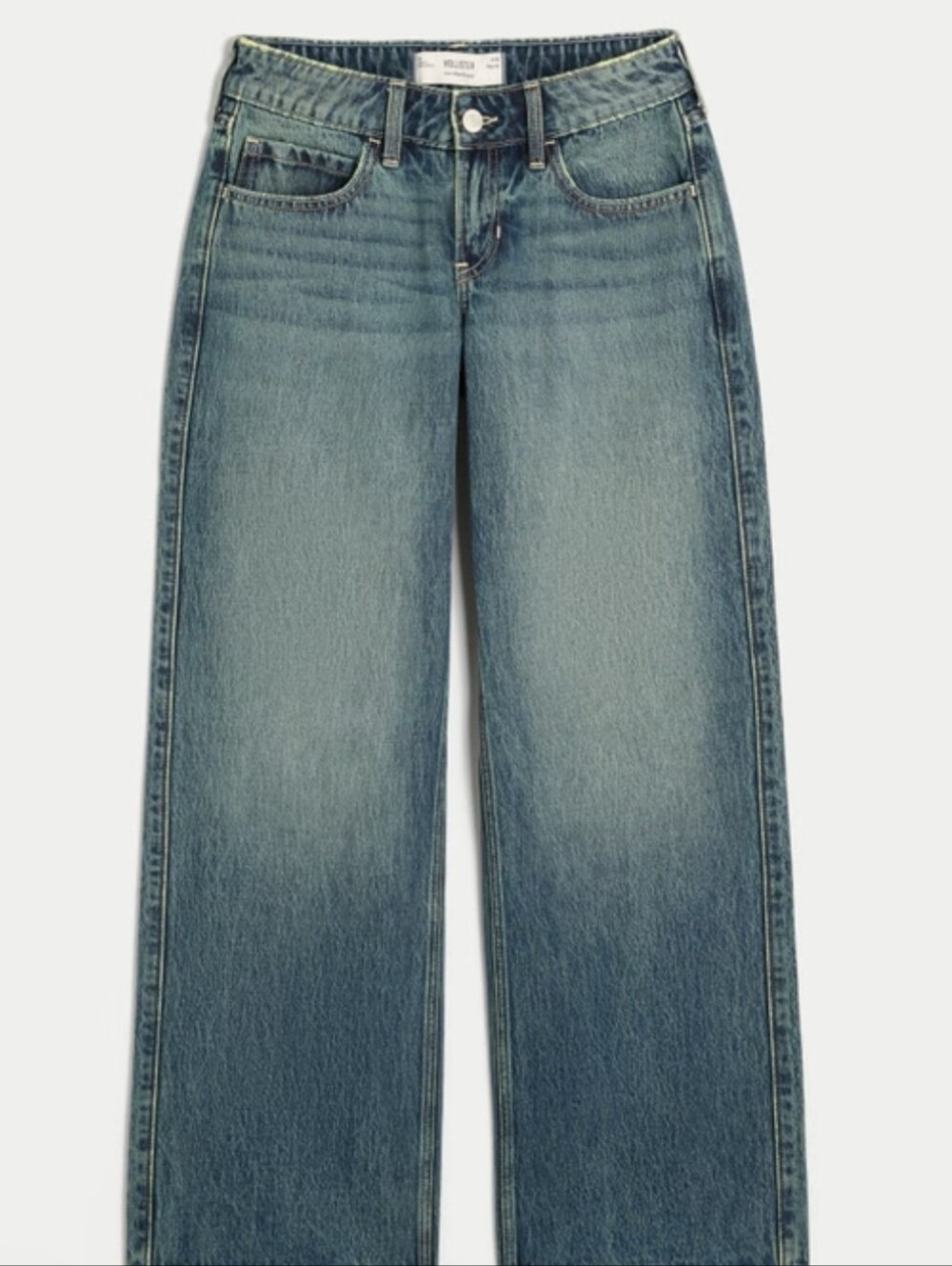 Hollister Womens Low Rise Baggy Jeans Size 0/25 Short